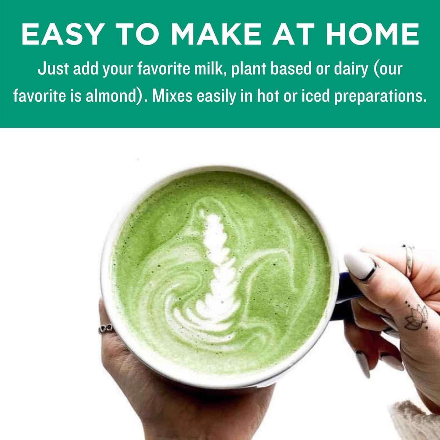 Jade Leaf Matcha Organic Strawberry Matcha Latte Mix – Clean Design Latte for Uncluttered Counter and Intentional Kitchen Aesthetic