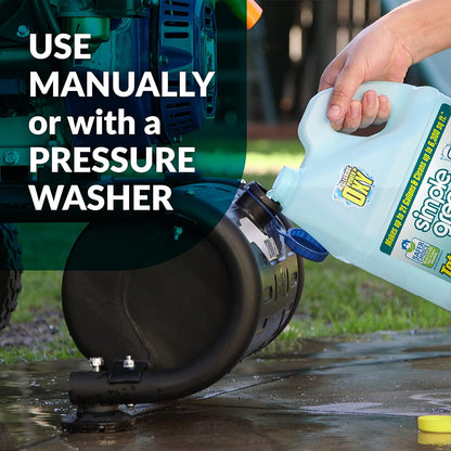 Simple Green Oxy Solve Outdoor Pressure Washer Cleaner – 1 Gal for Backyard Play Areas and Patios