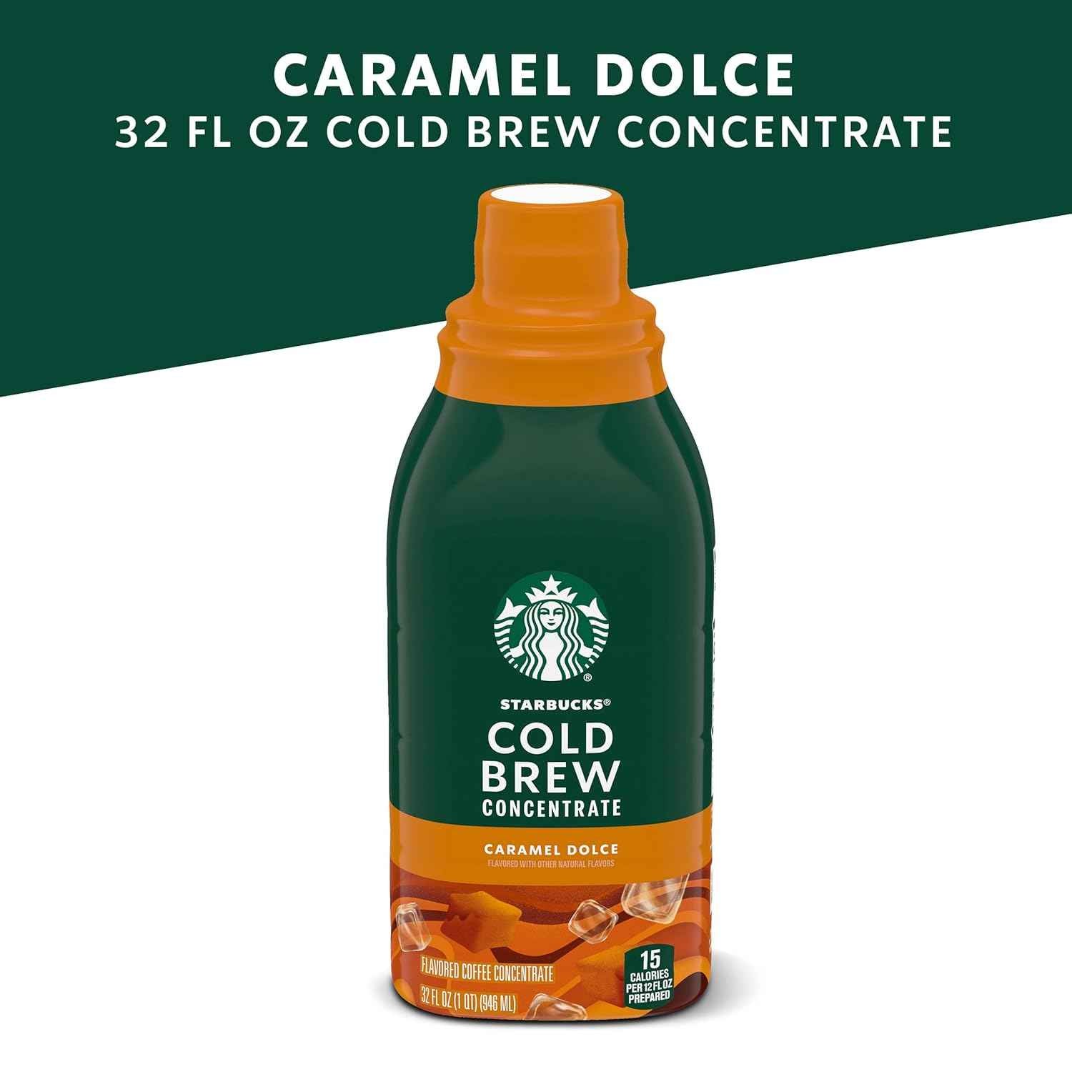 Starbucks Cold Brew Concentrate – Smooth Low-Acidity Coffee for the Morning Mindfulness Ritual, 32 Fl Oz