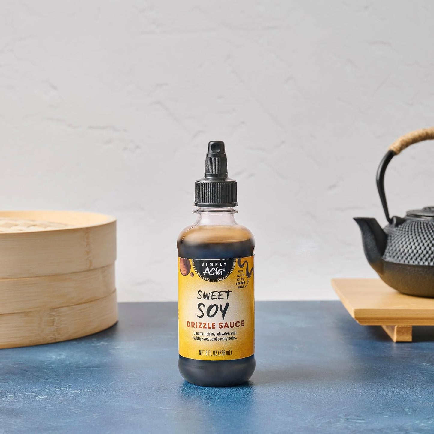 Simply Asia Sweet Soy Drizzle Sauce — Foodie Gift for Cooking Enthusiasts and Sushi Lovers, 8 fl oz Squeeze Bottle