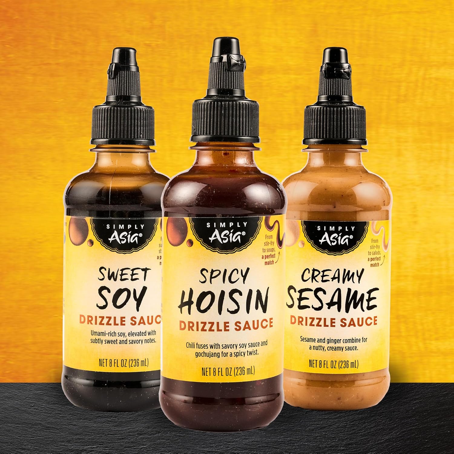 Simply Asia Sweet Soy Drizzle Sauce — Foodie Gift for Cooking Enthusiasts and Sushi Lovers, 8 fl oz Squeeze Bottle