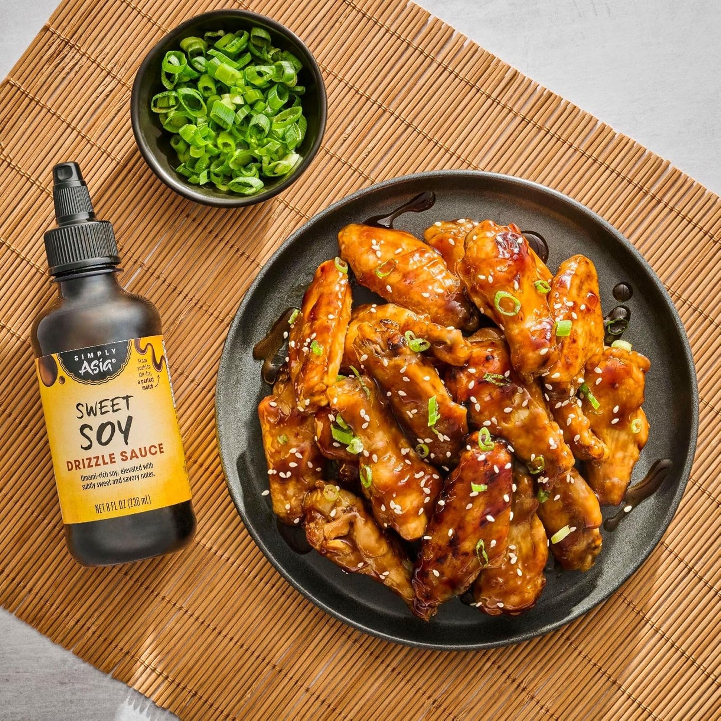 Simply Asia Sweet Soy Drizzle Sauce — Foodie Gift for Cooking Enthusiasts and Sushi Lovers, 8 fl oz Squeeze Bottle