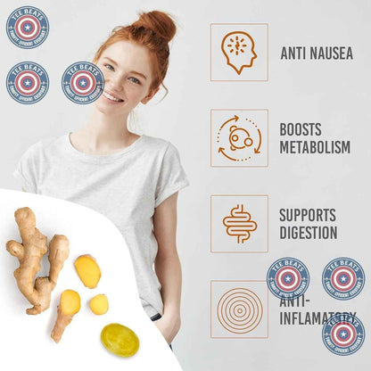 Ginger Candy – 1 lb Bag of Individually Wrapped Hard Candies for Pregnancy Nausea and Morning Sickness Relief
