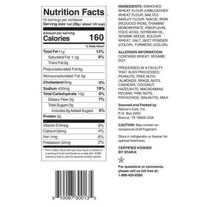 Sesame Sticks 16oz – Hiking Trail Snack for Outdoor Adventures, Lightweight Crunchy Sesame Sticks in Resealable Bag