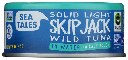 Sea Tales Skipjack Tuna in Water NSA – Shelf-Stable Protein for Camping and RV Galley