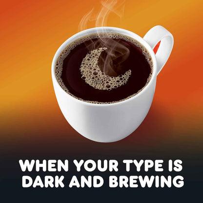 Dunkin' Midnight Dark Roast Coffee – Heartfelt Valentine's Day Gift for Her, Ready-to-Brew 11 oz