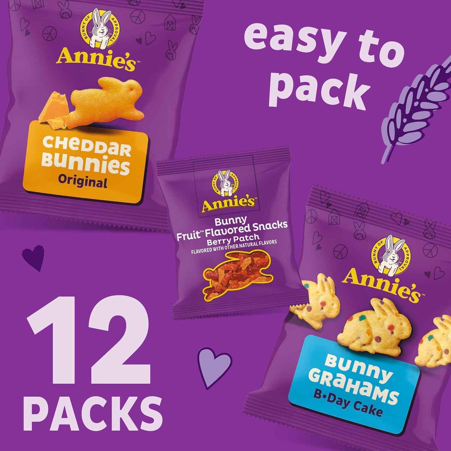 Annie's Snack Variety Pack – Clean Ingredient Snacks for Ingredient-Conscious Parents, USDA Organic