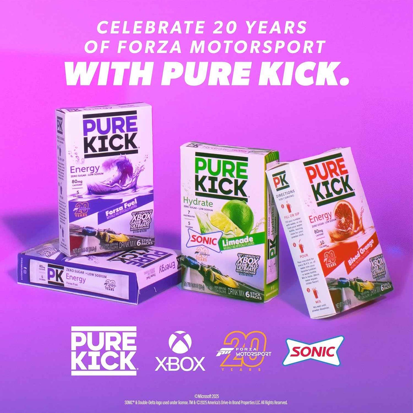PURE KICK Energy Singles To Go – Stocking Stuffer Energy Mix, 72 Count Bulk Gift