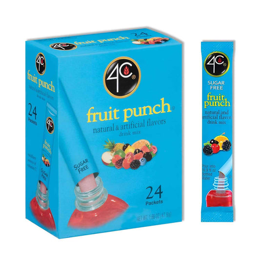 4C Vitamin C Water Flavoring – Calorie-Free Hydration Support for Self-Care and Postural Hydration Goals, 24 Count
