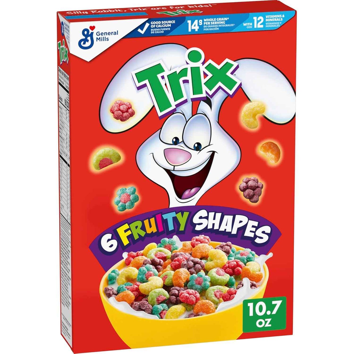 Trix Fruity Cereal for Kids – Colorful Fruit-Shaped Breakfast for Children Ages 3-12, 16.1 oz