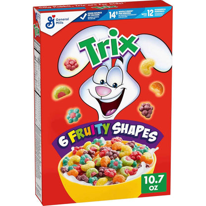 Trix Fruity Cereal for Kids – Colorful Fruit-Shaped Breakfast for Children Ages 3-12, 16.1 oz