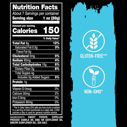 Terra Veggie Chips – Portable Hiking Trail Snack, Original Sea Salt 5 oz