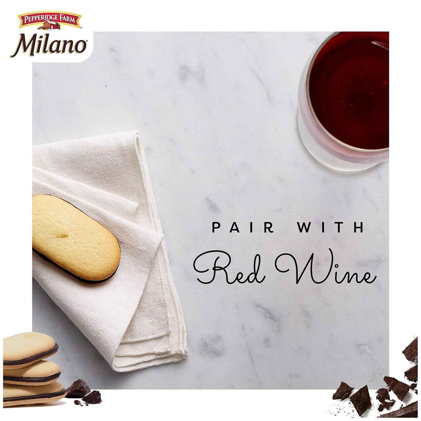 Pepperidge Farm Milano Cookies – Sophisticated After-Dinner Treat for Dinner Party Hosts, Double Dark Chocolate