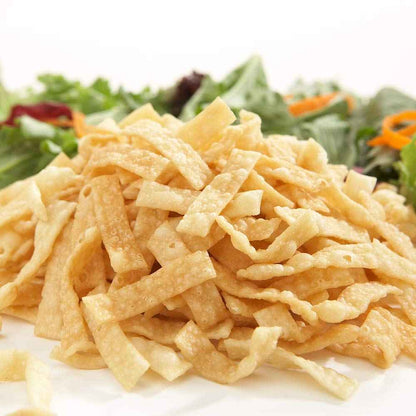 Fresh Gourmet Wonton Strips – Carb-Conscious Pantry Staple for Mindful Meal Prep, Crunchy Salad Topper