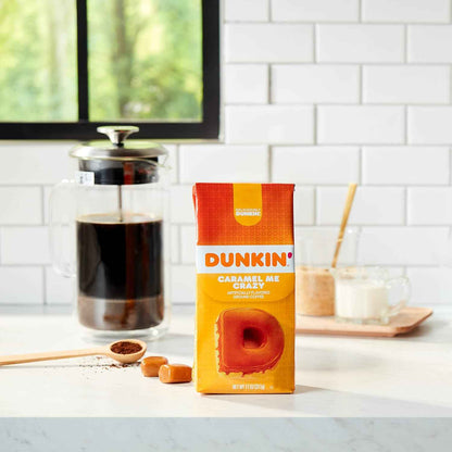 Dunkin' Caramel Flavored Coffee – Housewarming Gift for Her, Café-Style Cup at Home