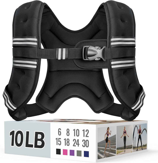Weighted Vest – Mindful Strength Building for Home Wellness Routines, Comfortable Neoprene for Walking Therapy