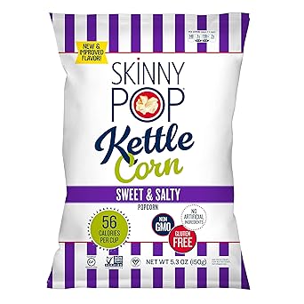 SkinnyPop Butterbeer Popcorn – Better for You Butterscotch Indulgence for Carb Conscious Snackers, Non-GMO