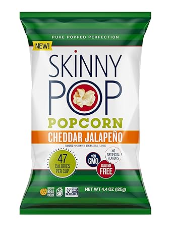 SkinnyPop Butterbeer Popcorn – Better for You Butterscotch Indulgence for Carb Conscious Snackers, Non-GMO