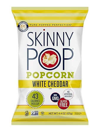 SkinnyPop Butterbeer Popcorn – Better for You Butterscotch Indulgence for Carb Conscious Snackers, Non-GMO