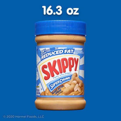SKIPPY Extra Crunchy Peanut Spread – High-Protein Office Snack for Fat-Watchers and Clean-Label Shoppers