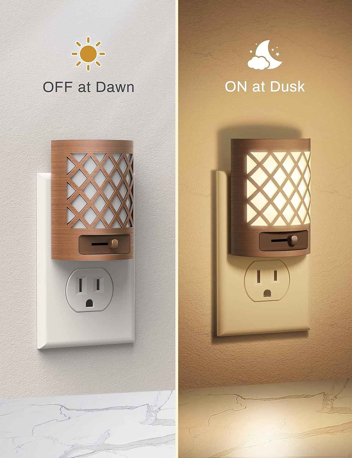 DORESshop Night Light – Thoughtful Housewarming Gift for New Homeowners, Dimmable Warm Glow