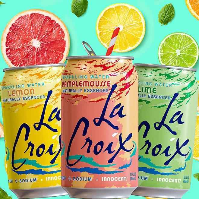 La Croix Sparkling Water Strawberry Peach – Self-Care Gift Basket Addition for Her Birthday