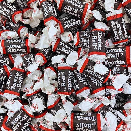 Tootsie Roll Midgees 6.5 oz Bulk Bag - Melt-Resistant Individually Wrapped Candy for Tailgates, Carnivals, and Outdoor Wedding Receptions
