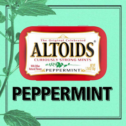ALTOIDS Peppermint Mints – Nostalgic Birthday Gift for Her, Mom, and Coworkers in a Keepsake Tin