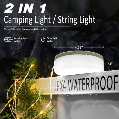 DIBMS String Lights with Lantern – Cozy Bedroom and Living Room Decor with Warm and RGB Mood Lighting