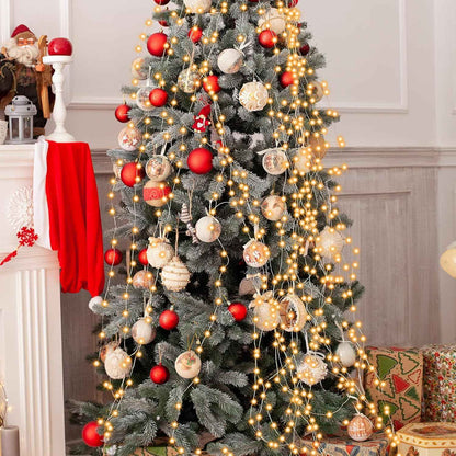Lumastro Pre-Strung 8.2FT Christmas Lights with Memory Function Easy Plug-and-Play Gift for First-Time Tree Decorators