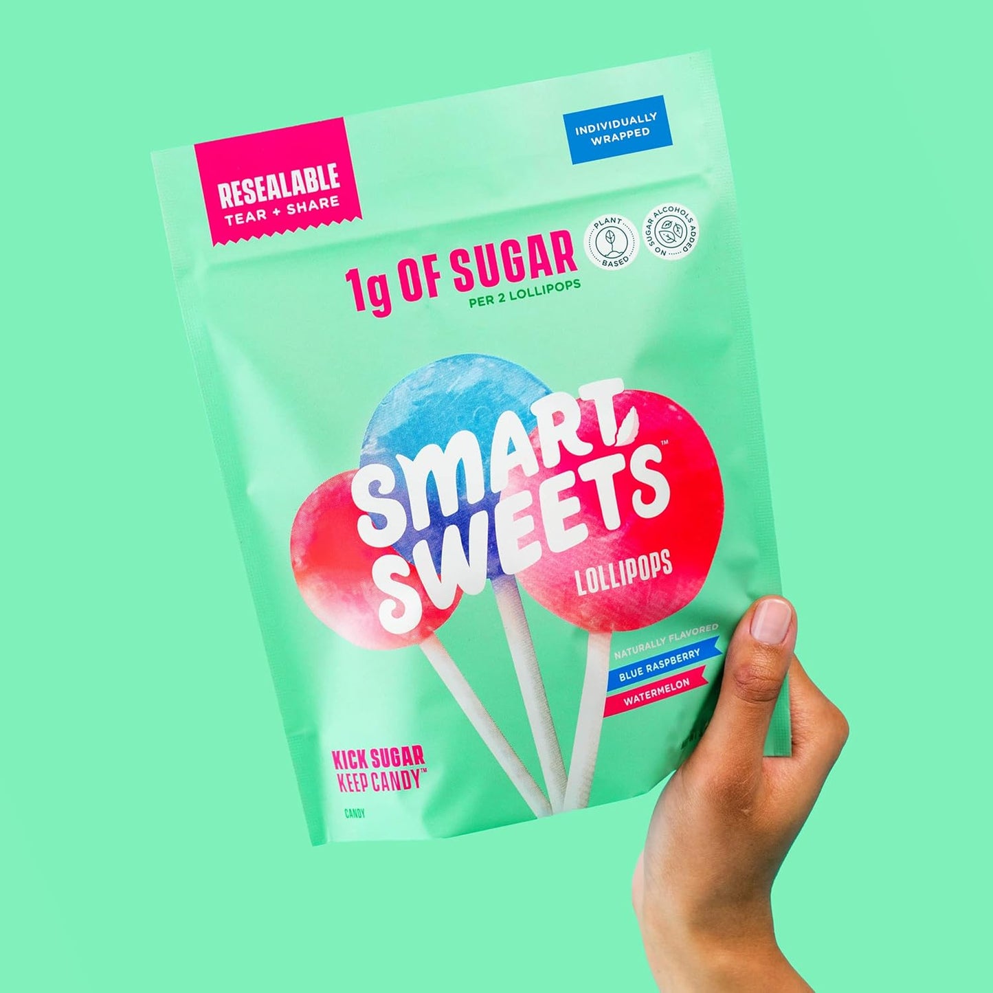 SmartSweets Lollipops – School-Safe Allergy-Friendly Candy for Sensitive Eaters