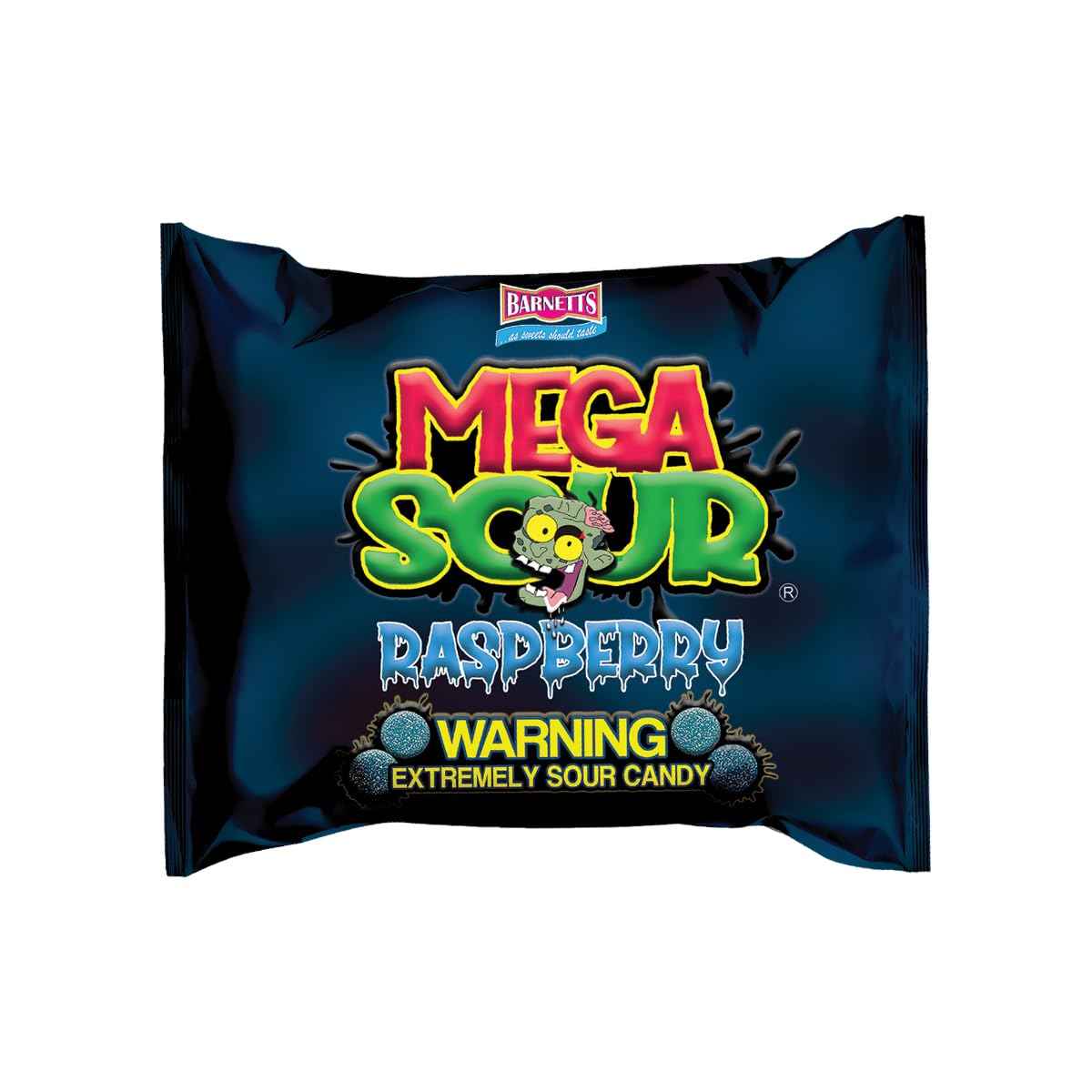 Barnetts Mega Sour Raspberry Candy 200g – Parent-Approved British Hard Sweets for Sleepovers and Family Movie Nights