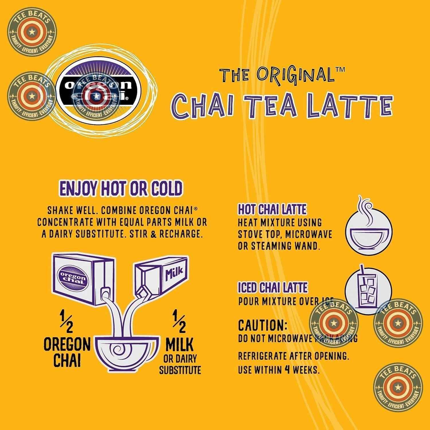 Oregon Chai Original Chai Concentrate, Housewarming Gift for New Homeowners Who Love Cozy Beverages