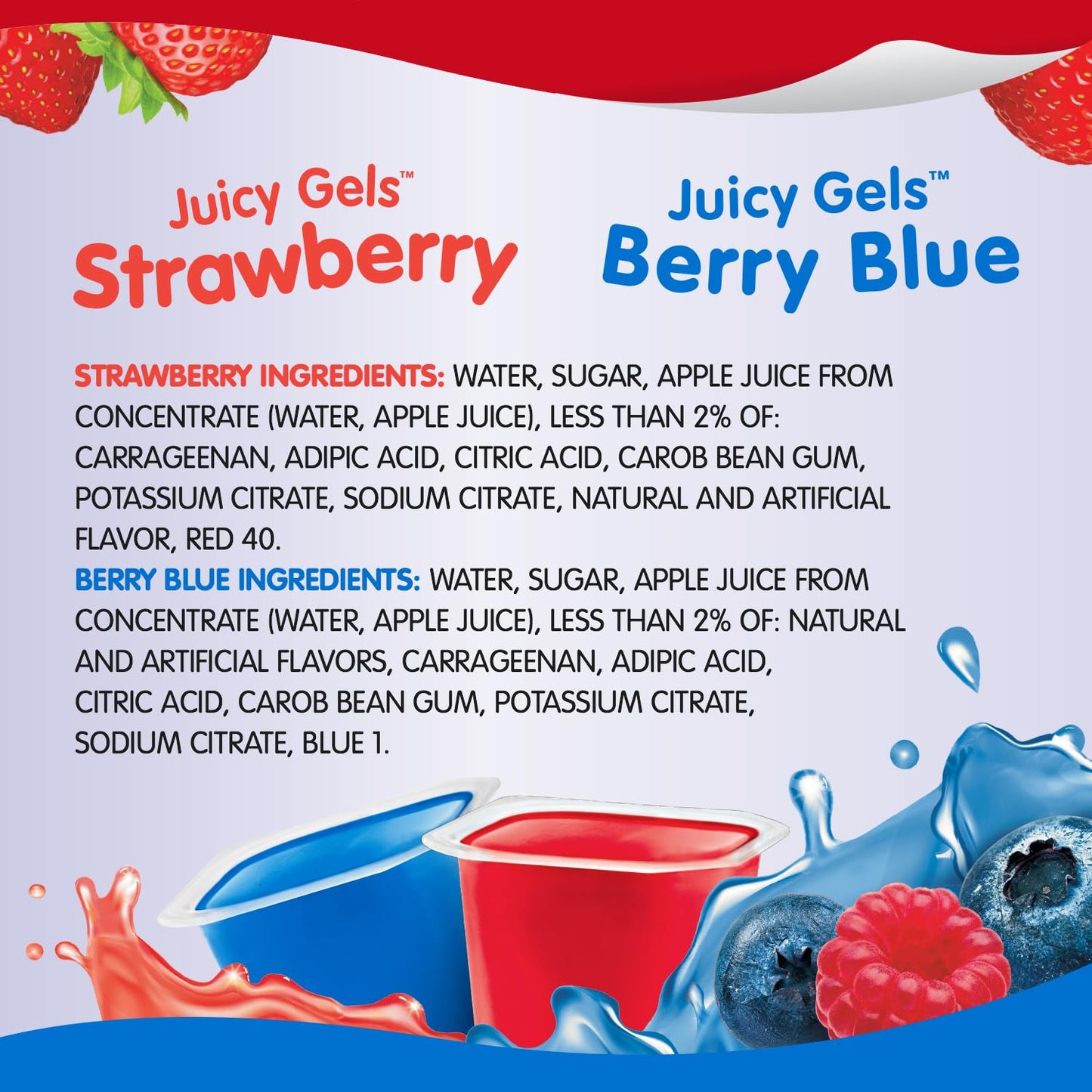 Snack Pack Gel Cups – Portable Sweet Treat for Summer Camp and Picnic Tables, 12 Pack