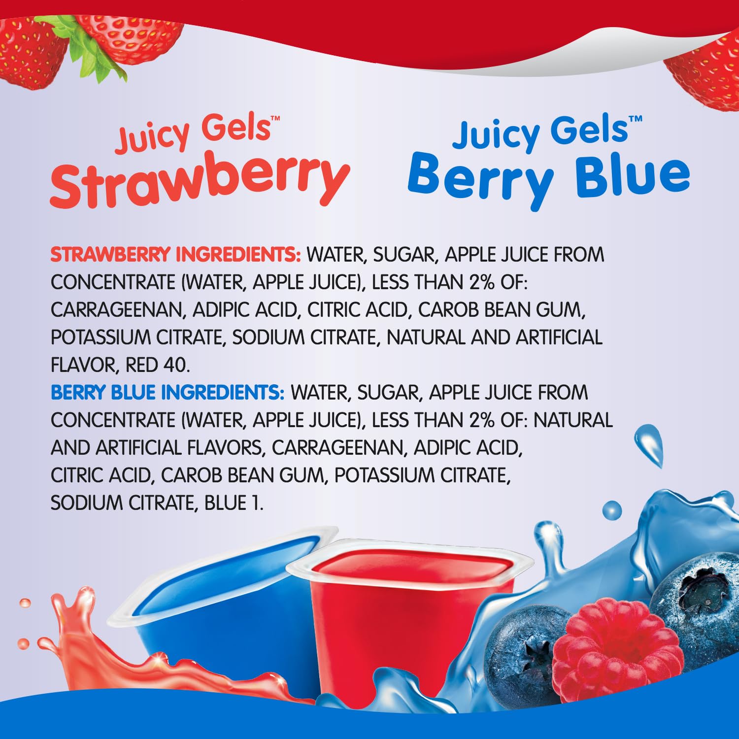 Snack Pack Gel Cups – Portable Sweet Treat for Summer Camp and Picnic Tables, 12 Pack