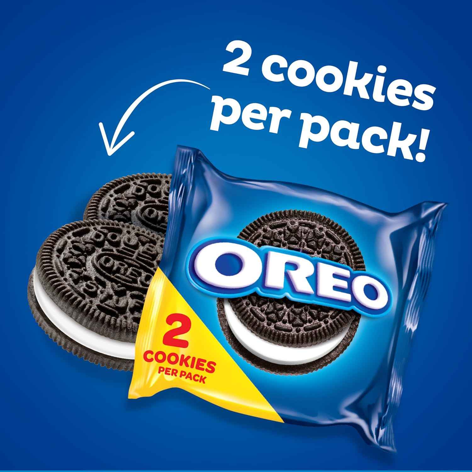 OREO Chocolate Sandwich Cookies Snack Packs – Road Trip and Commuter Snacks That Resist Crushing, 20 Travel Packs
