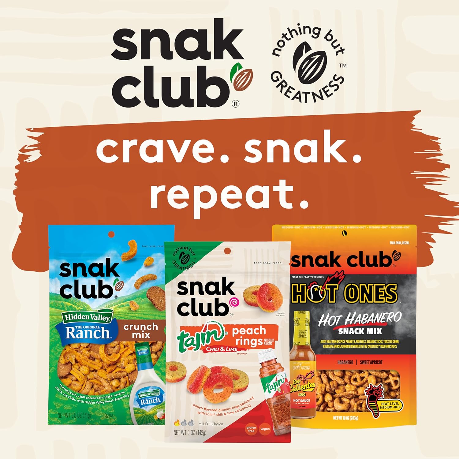 Snak Club Cajun Snack Mix – Office Desk Protein Snack for Focused Workdays and Mid Afternoon Energy, 15 oz Resealable Pouch
