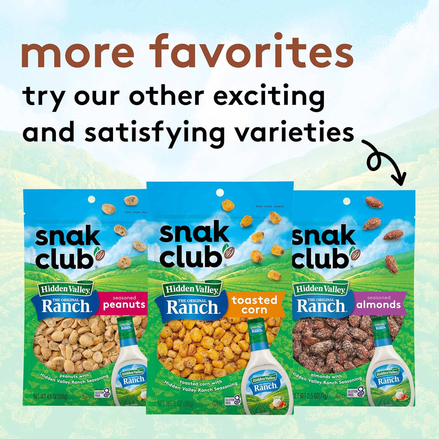 Snak Club Ranch Crunch Mix – Sugar-Free Office Desk Drawer Snack for Mid-Afternoon Focus Breaks, 8 oz