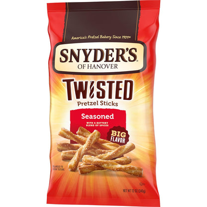 Snyder's of Hanover Pretzel Sticks Family Snack for Lunchboxes and After School Munching