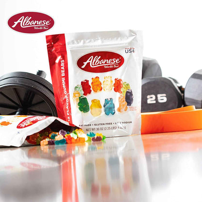 Albanese Gummi Bears 36oz Bulk Bag – Nut Free, Dairy Free, Gluten Free Candy for Playdates and Classroom Treats