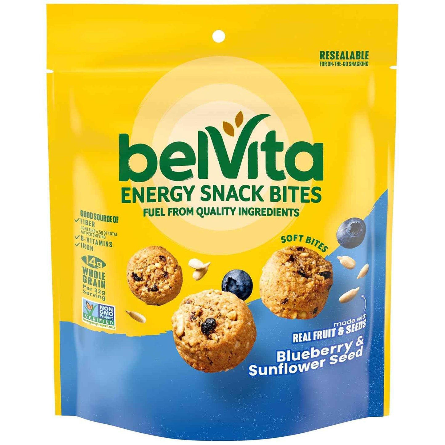 belVita Blueberry Sunflower Soft-Baked Bites – Better-For-You Swap for Cookies and Candy Bars