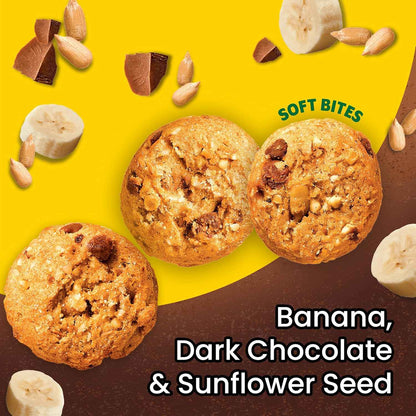 belVita Banana Dark Chocolate Snack Bites – Mindful Midday Refuel with No Artificial Sweeteners, Soft-Baked 5 oz