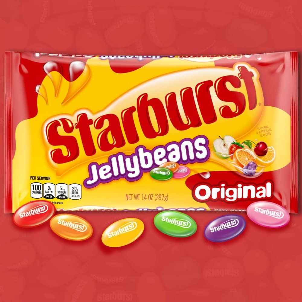 STARBURST Original Jelly Beans Chewy Candy, 14 oz Bag – Thoughtful Housewarming Gift Basket Stuffer for New Homeowners