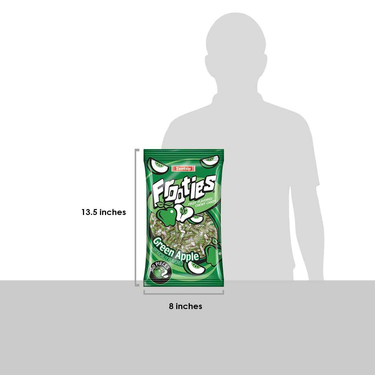 Tootsie Roll Green Frooties – Themed Party Favor Candy for Bridal Showers, Birthday Tables, and Holiday Gifting