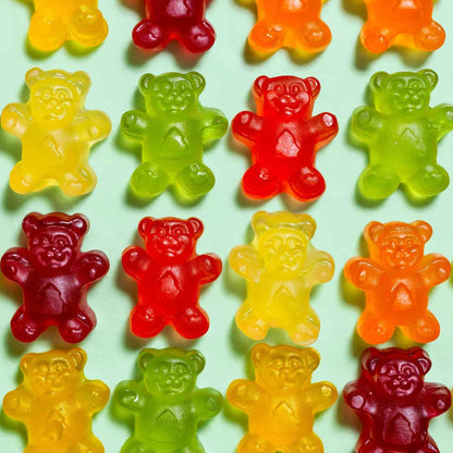 Black Forest Gummy Bears Candy for Kids Lunchboxes - Real Fruit Juice, Gluten Free, 22 oz Bulk Bag