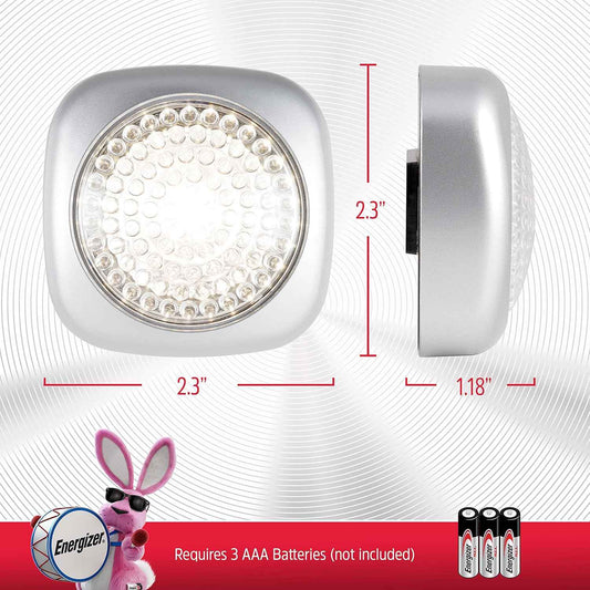 Energizer LED Tap Light – Portable Camping and Tent Light, Battery Powered Wireless Puck for Open Air Adventures