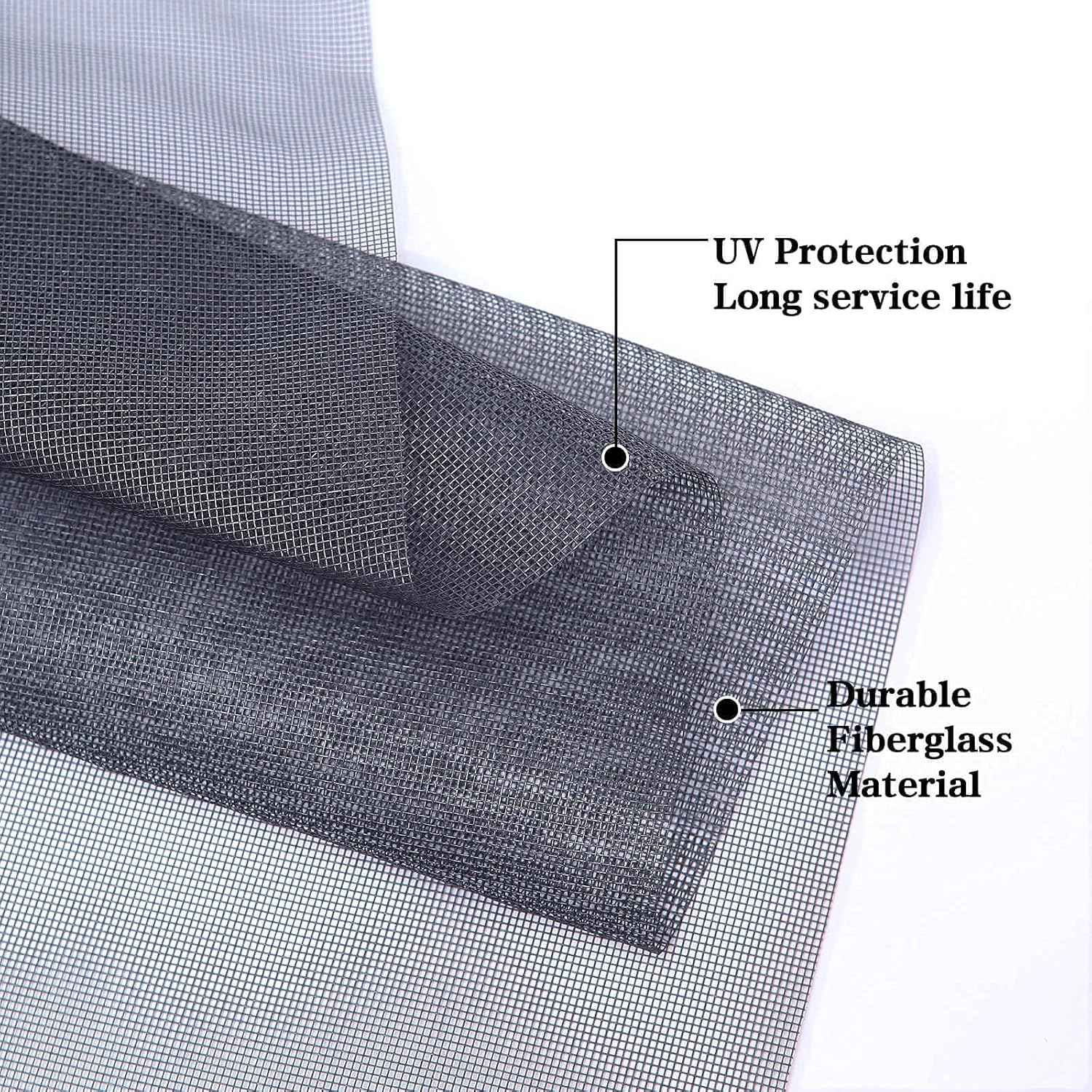 TOOLTRIZ Screen Repair Kit in Charcoal and Gray – Match Your Door and Window Aesthetic