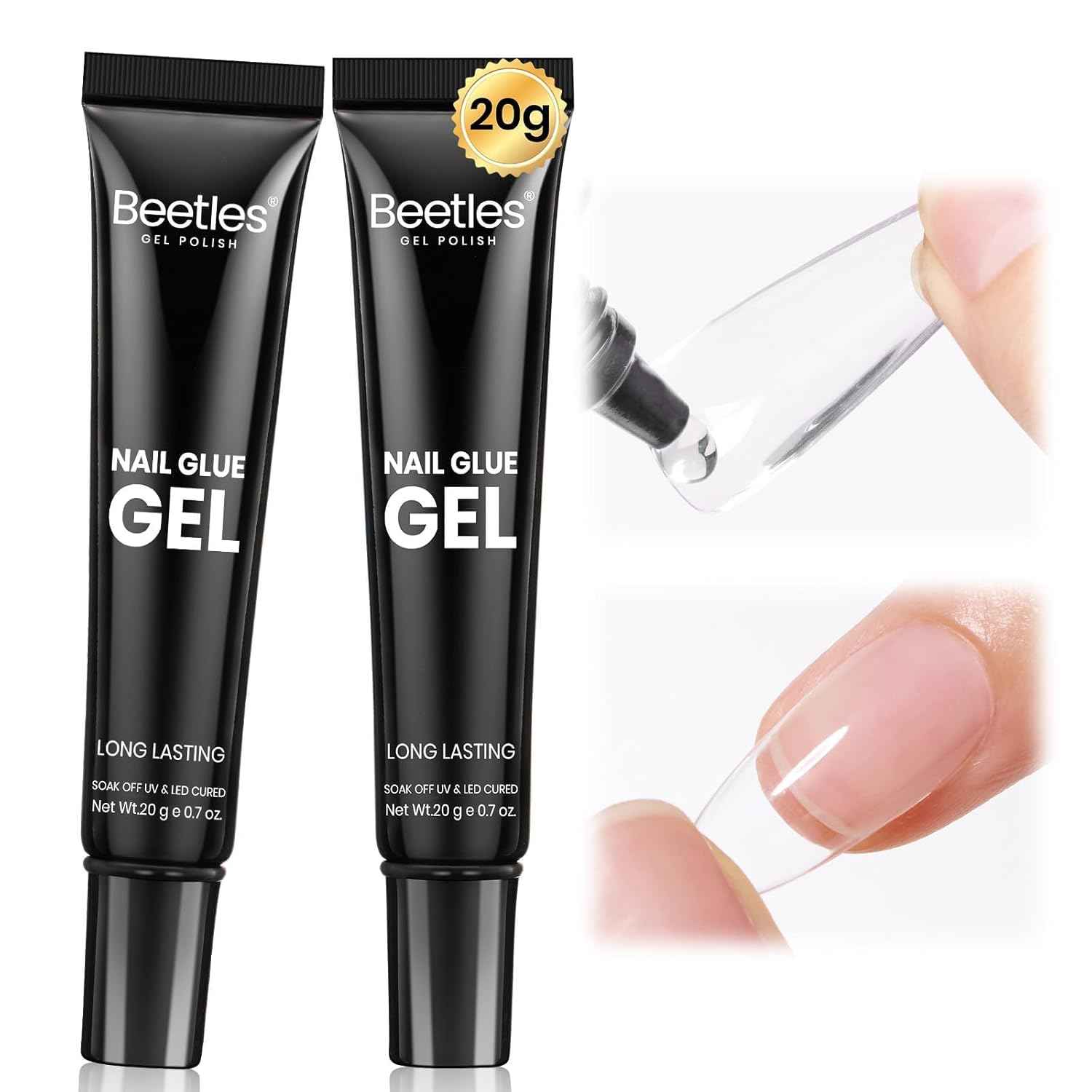 Beetles Soak-Off Nail Tip Gel – Gentle Nail Wellness Routine for Home Spa Nights and Mindful Manicure Sessions