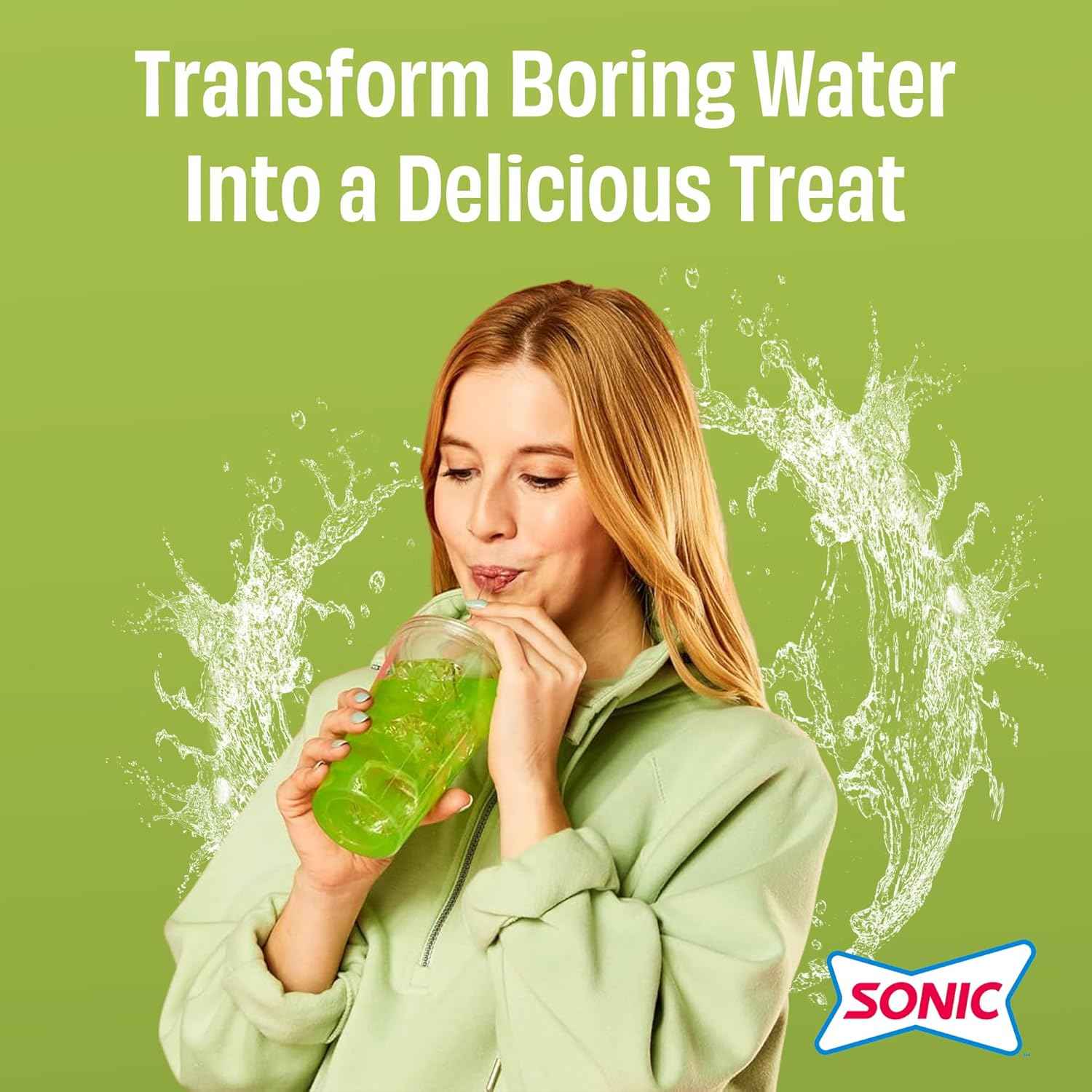 SINGLES TO GO! Sonic Limeade Drink Mix - Desk-Friendly Sugar-Free Packets for Office Drawers and Workday Focus