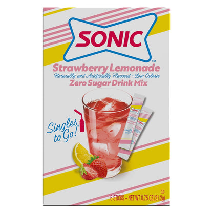 Sonic Singles to Go! Drink Mix Variety Pack – Sugar-Free Lunchbox Packets for School, After-School Activities, and Field Trips